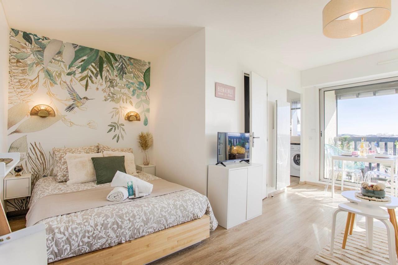 Appartement Cosy Avec Vue Imprenable Sur Cabourg - Acces Direct Plage - Proche Centre Ville ภายนอก รูปภาพ